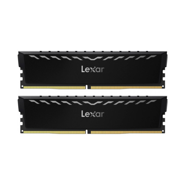 Модуль пам'яті для комп'ютера DDR4 16GB (2x8GB) 3600 MHz THOR Black Lexar (LD4U08G36C18LG-RGD)