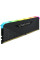 Модуль пам'яті для комп'ютера DDR4 16GB 3600 MHz Vengeance RGB RS Black Corsair (CMG16GX4M1D3600C18)