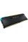 Модуль пам'яті для комп'ютера DDR4 16GB 3600 MHz Vengeance RGB RS Black Corsair (CMG16GX4M1D3600C18)