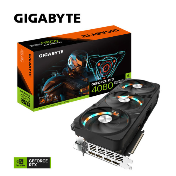 Видеокарта GIGABYTE GeForce RTX4080 SUPER 16Gb GAMING OC (GV-N408SGAMING OC-16GD)