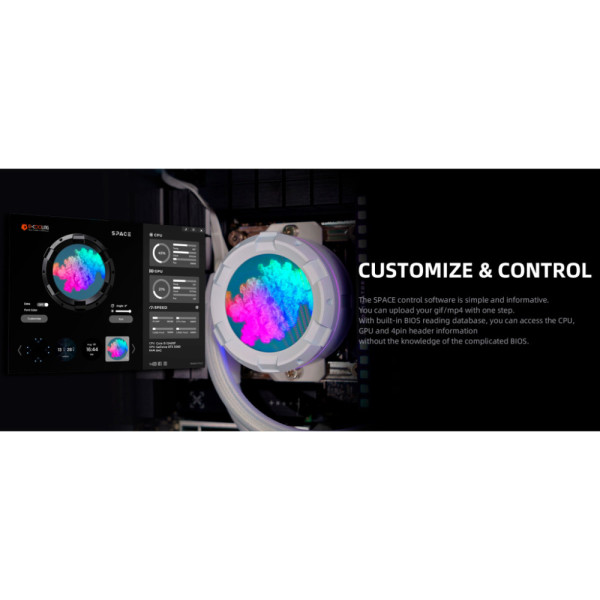 Система жидкостного охлаждения ID-Cooling SL360 XE White