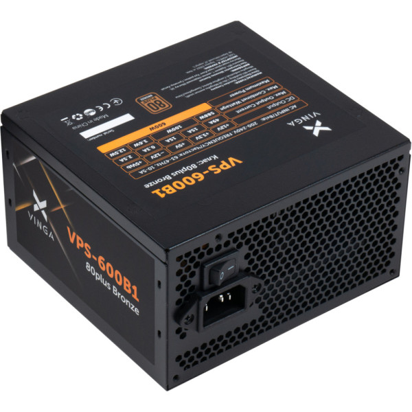 Блок питания Vinga 600W (VPS-600B1)