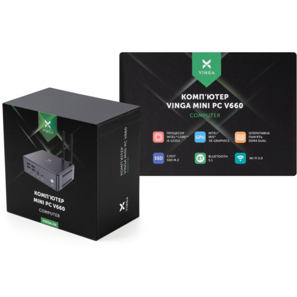 Компьютер Vinga Mini PC V660 (V6601235U.16512)