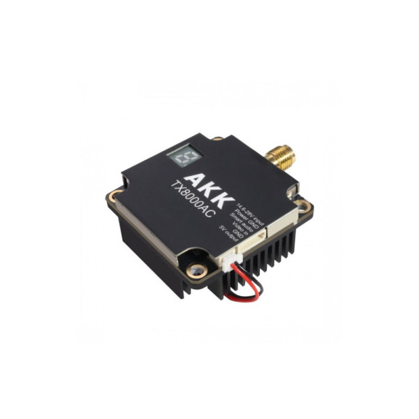Видеопередатчик (VTX) AKK Ultra Long Range 8W 4.9G-6G 96CH (TX8000AC)