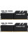 Модуль пам'яті для комп'ютера DDR4 16GB (2x8GB) 3200 MHz Trident Z Black H/White G.Skill (F4-3200C16D-16GTZKW)