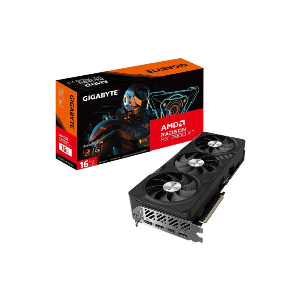 Видеокарта GIGABYTE Radeon RX 7800 XT 16Gb GAMING OC (GV-R78XTGAMING OC-16GD)