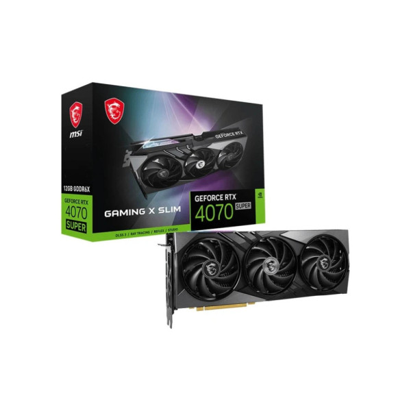 Видеокарта MSI GeForce RTX4070 SUPER 12Gb GAMING X SLIM (RTX 4070 SUPER 12G GAMING X SLIM)