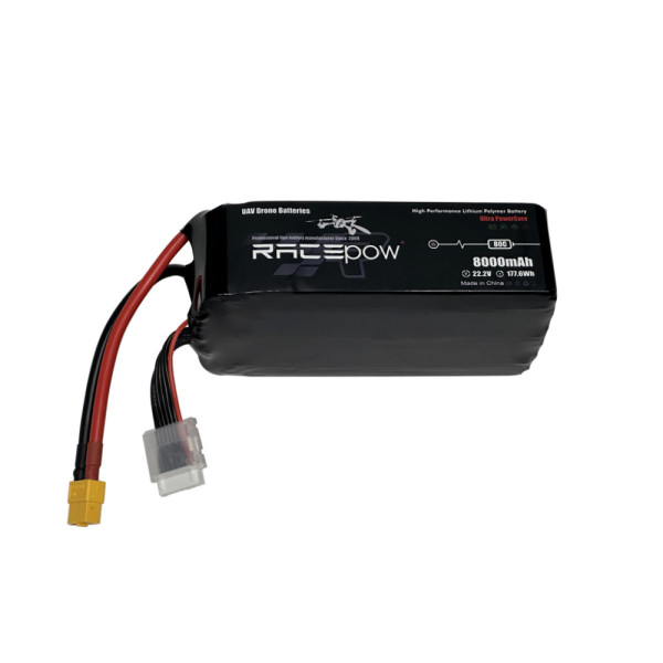 Аккумулятор для дрона RacePow Lipo 6s 8000mAh 80C XT60 (8000mAh-6s-80C)