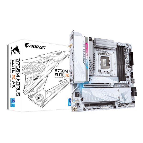 Материнская плата GIGABYTE B760M AORUS ELITE X AX (B760M A ELITE X AX)