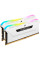 Модуль пам'яті для комп'ютера DDR4 16GB (2x8GGB) 3600 MHz Vengeance RGB Pro SL White Corsair (CMH16GX4M2D3600C18W)