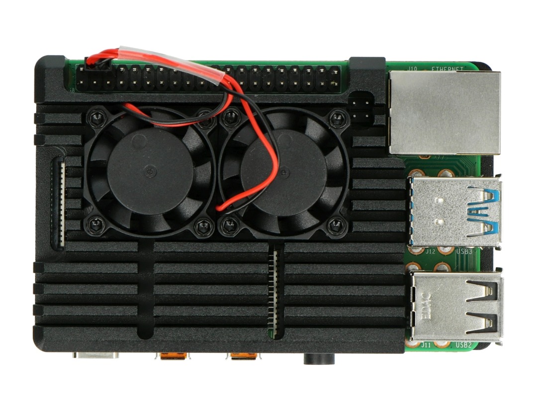 Корпус из алюминия с двойным кулером для <a href=